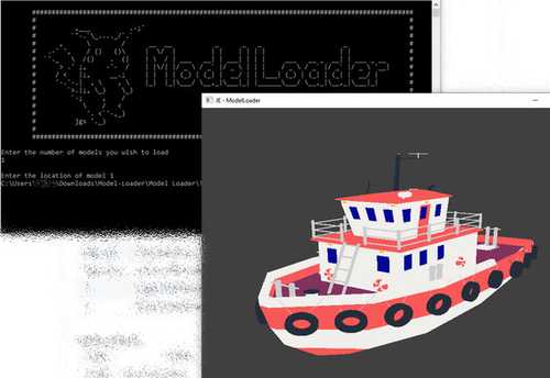 Screenshot of Model Loader project