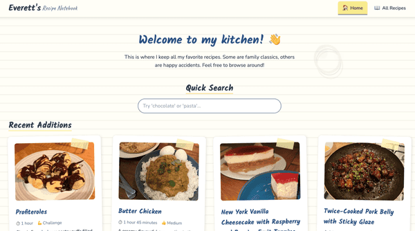 Screenshot of everetteats.co.uk